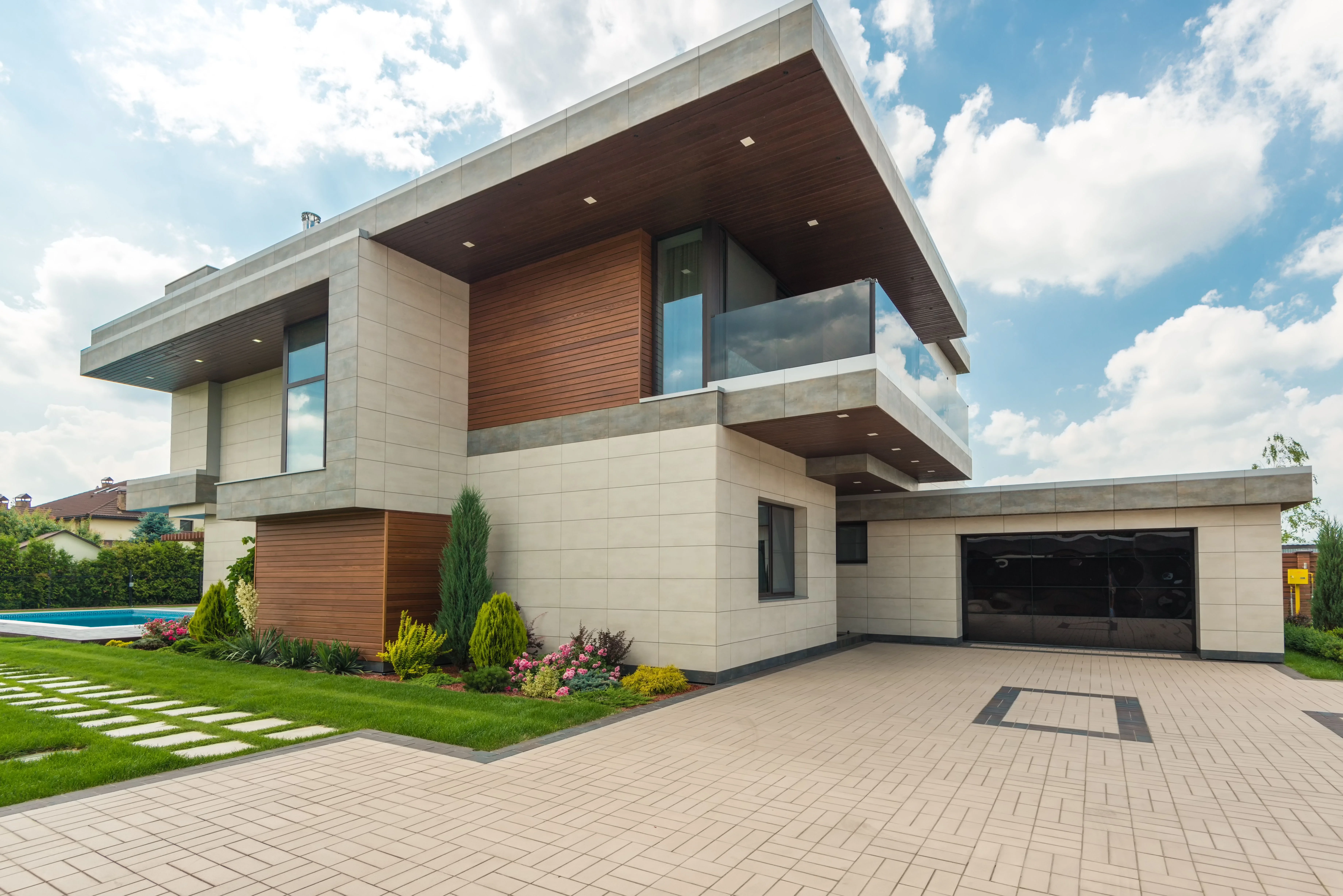 Home exterior front view